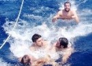 Υδρομασάζ πίσω απο το σκάφος