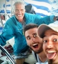 Capt. Vardis with happy crew